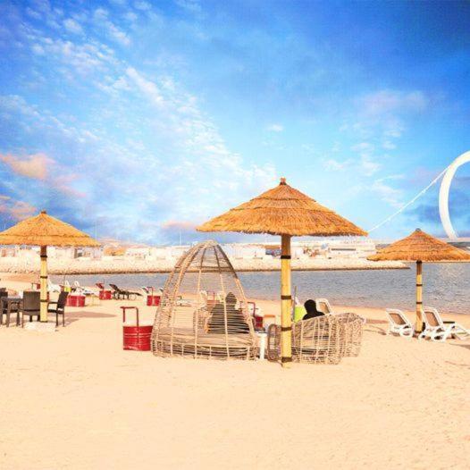 Waterfront Hotel Apartment Lusail Exteriör bild